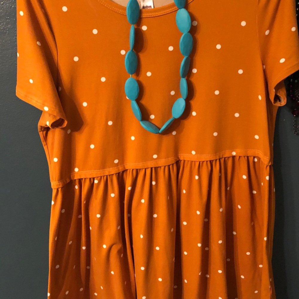 Boutique empire waist babydoll tunic